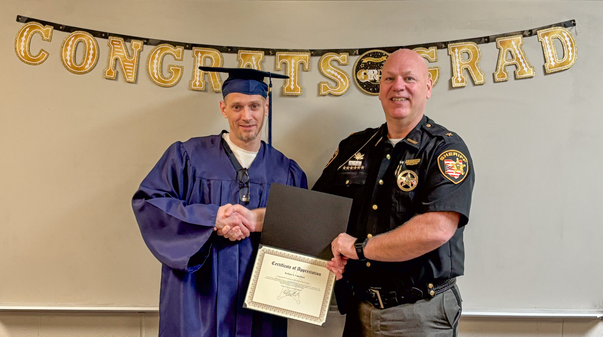 Seneca County Jail helps second inmate earn GED through lifechanging