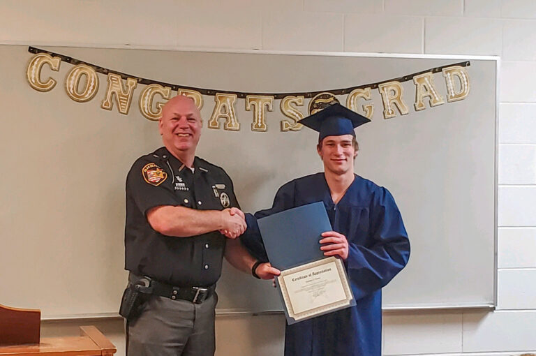 Seneca County Jail celebrates first inmate to earn GED while still